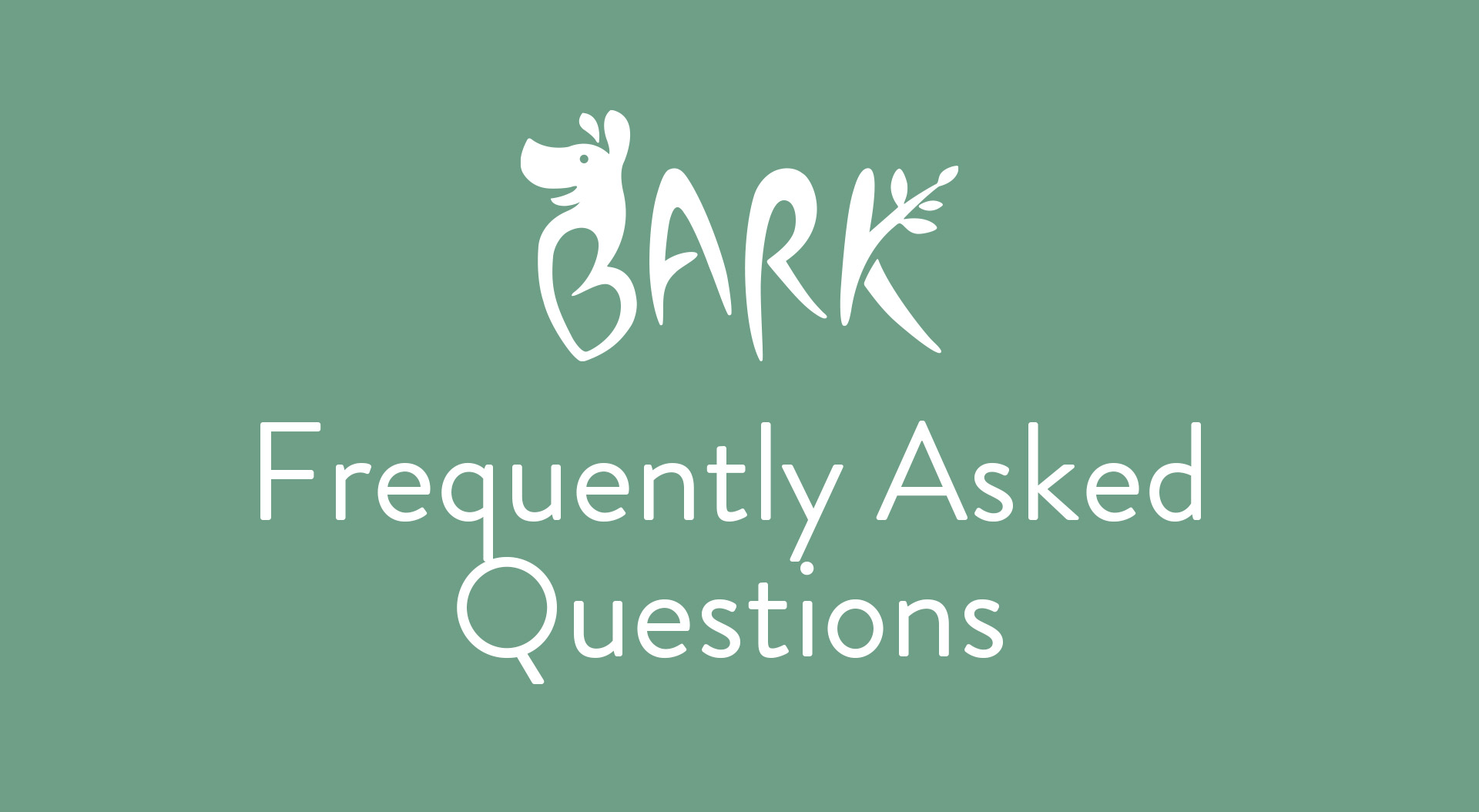 Dog Park Initiative Frequently Asked Questions