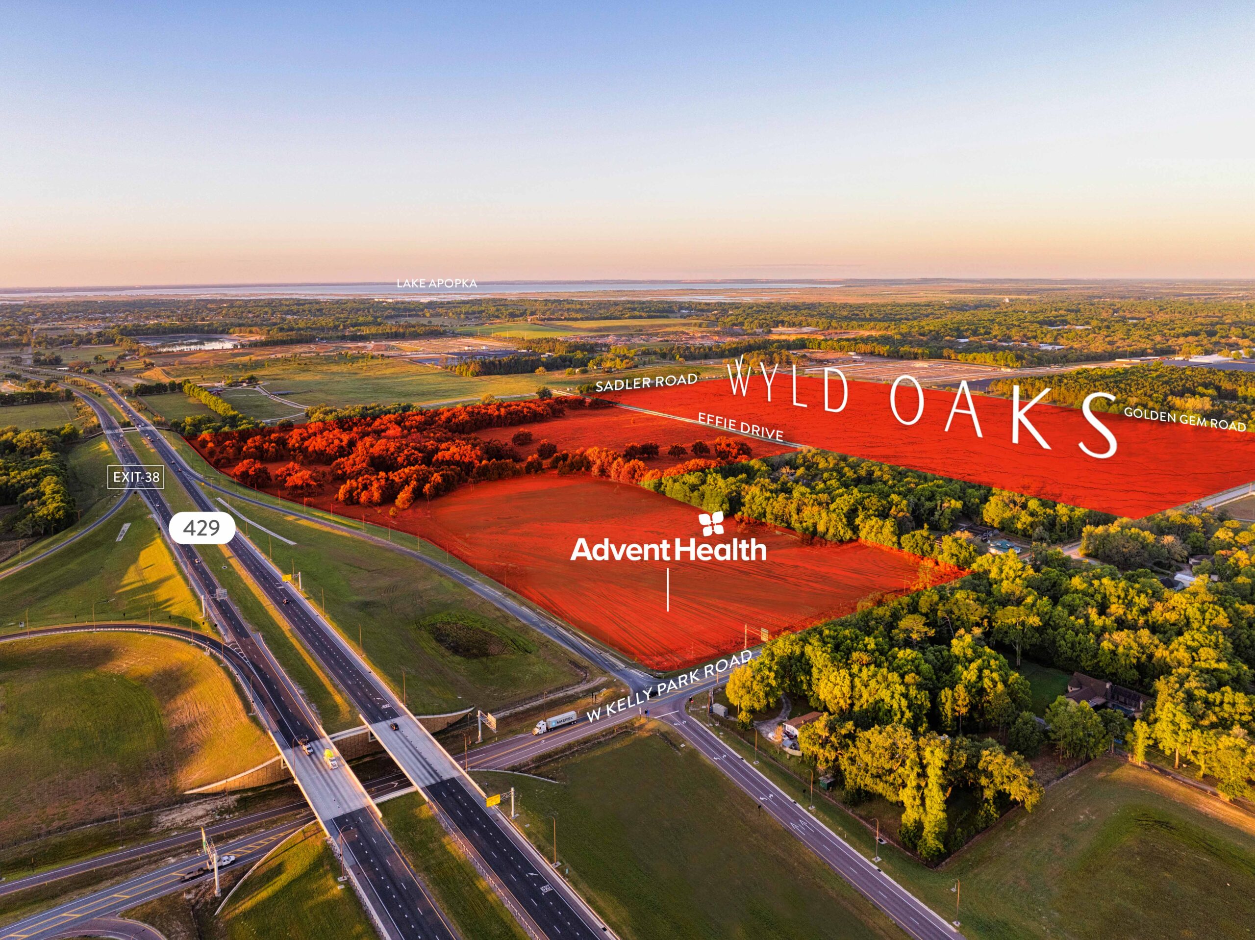 AdventHealth on the site of Wyld Oaks